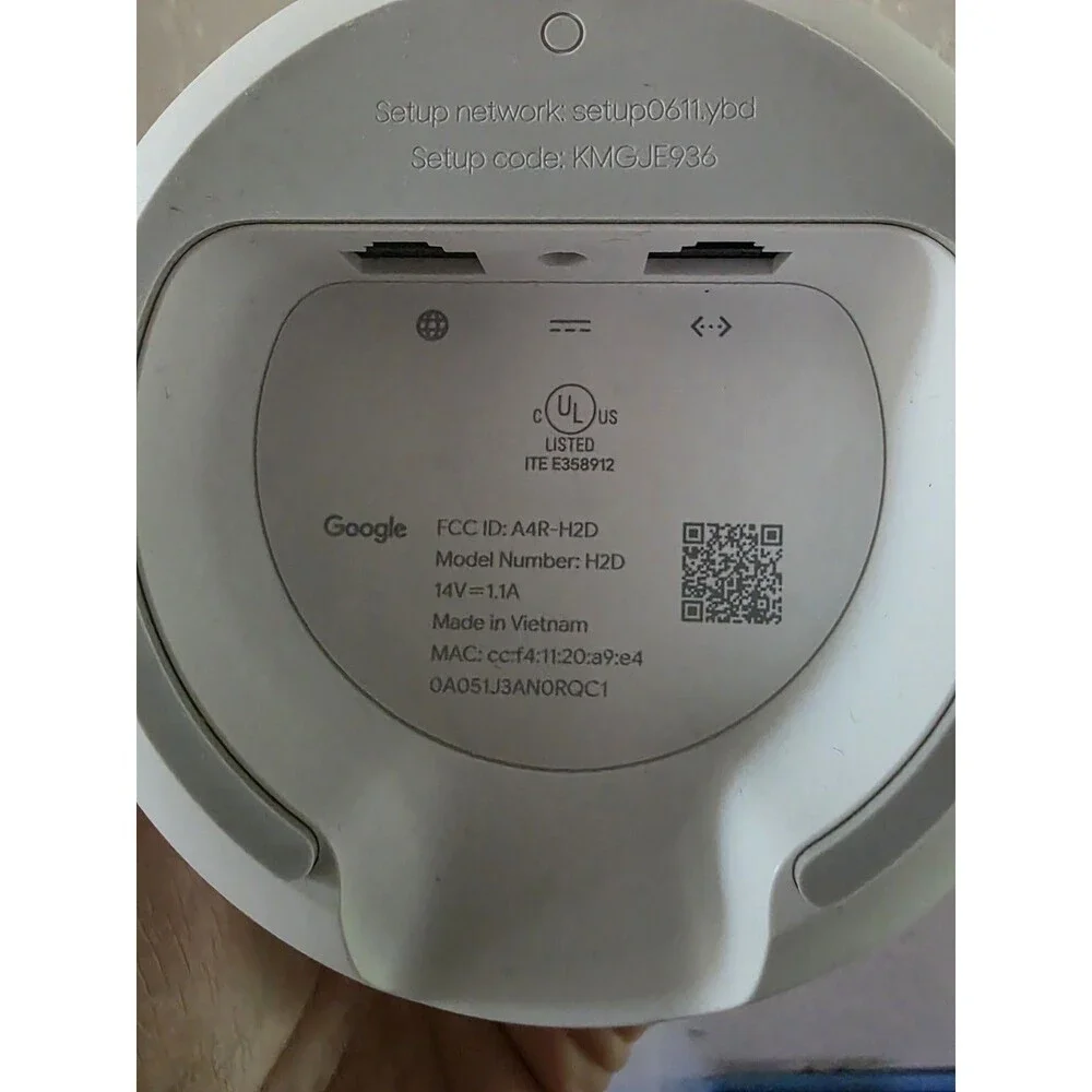 google h2d nest